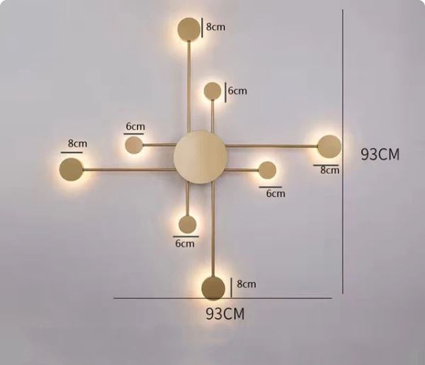 Nordic Minimalism 360 Rotation Long Wall Light