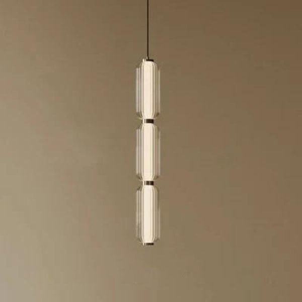 Long Glass Tube Pendant Light