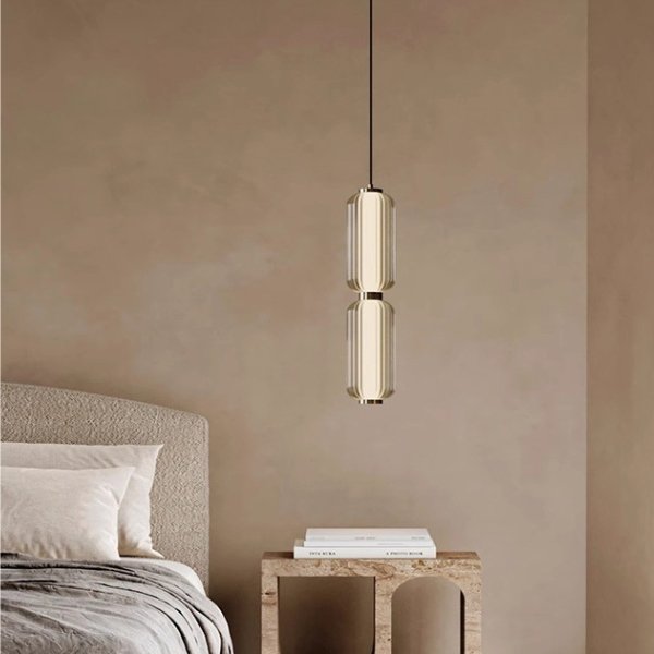 Long Glass Tube Pendant Light