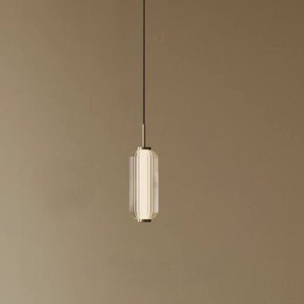 Long Glass Tube Pendant Light