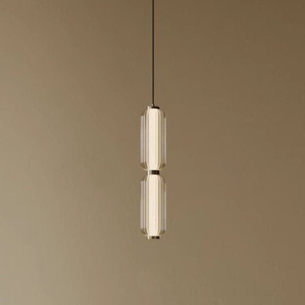 Long Glass Tube Pendant Light