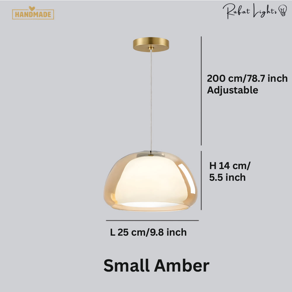 Denmark Design Double Glass Pendant Lamp