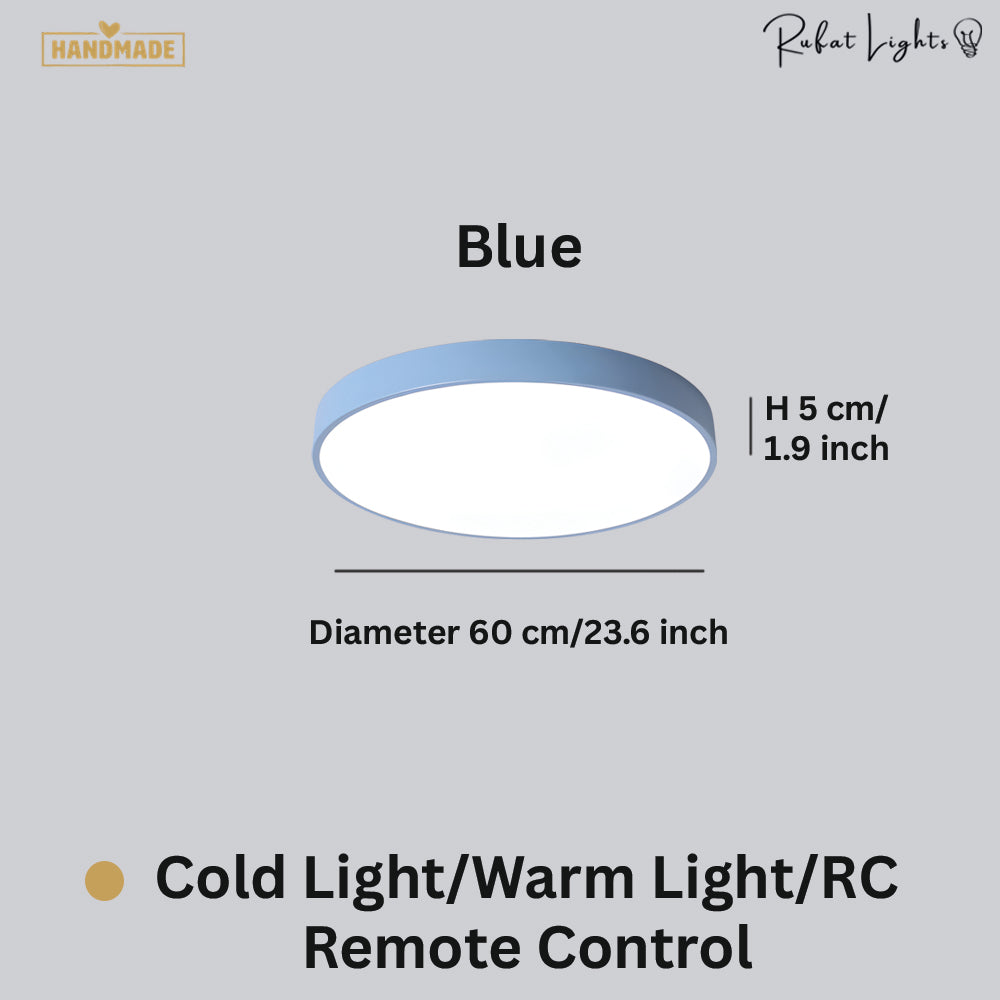 LED Ceiling Nordic Style Colorful Ultra Thin