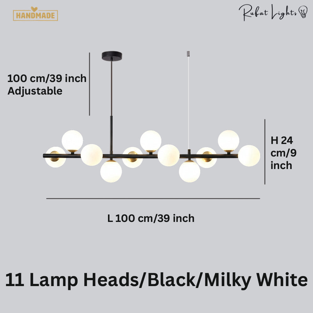 Light Glass Sphere Chandelier 7/9/11 Balls