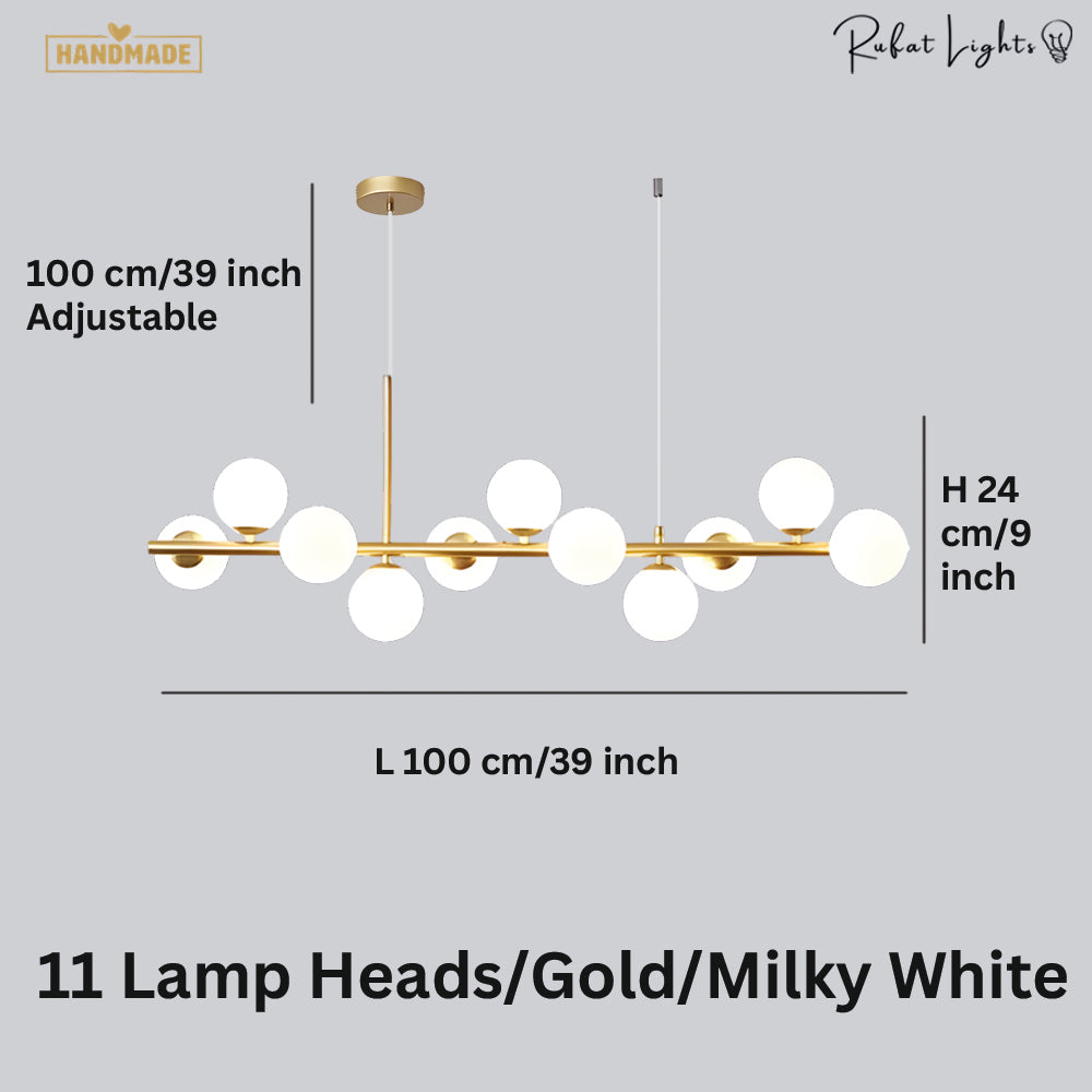 Light Glass Sphere Chandelier 7/9/11 Balls