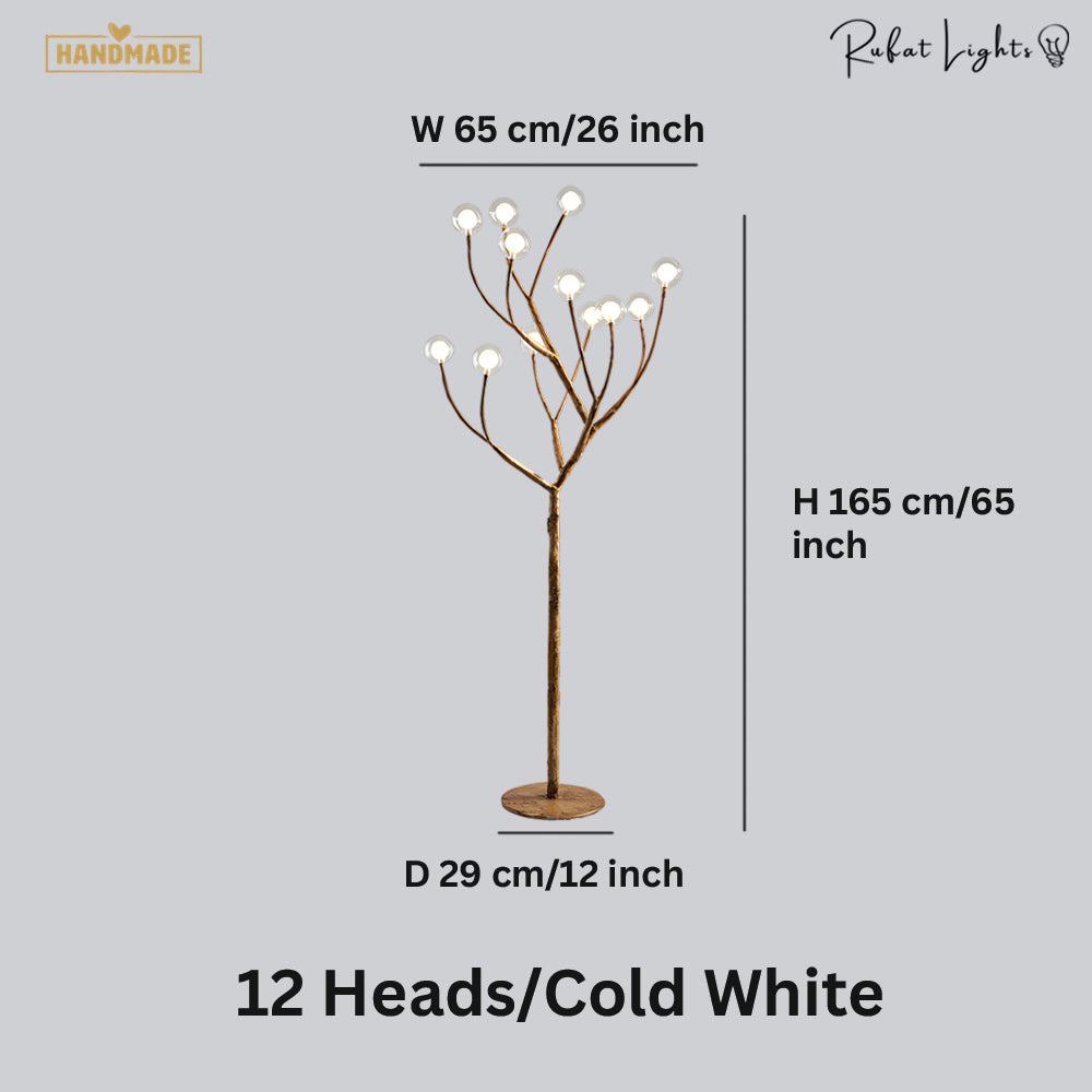 Nordic Rustic Tree Branch Floor Lamp