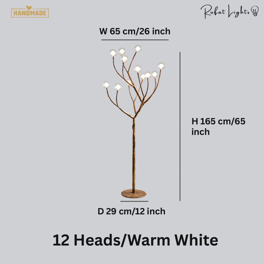 Nordic Rustic Tree Branch Floor Lamp