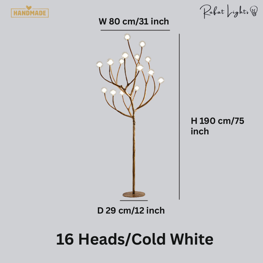 Nordic Rustic Tree Branch Floor Lamp