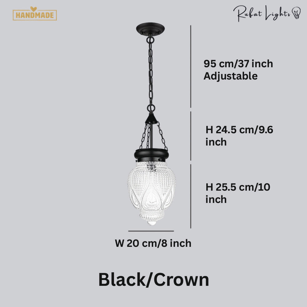 Vintage Glow Designer Glass Pendant Lights
