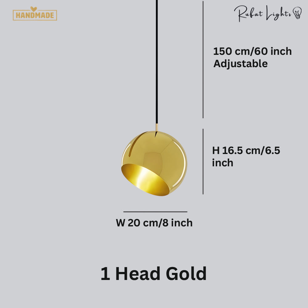 Round Modern Simple Ball Chandelier Pendant Light