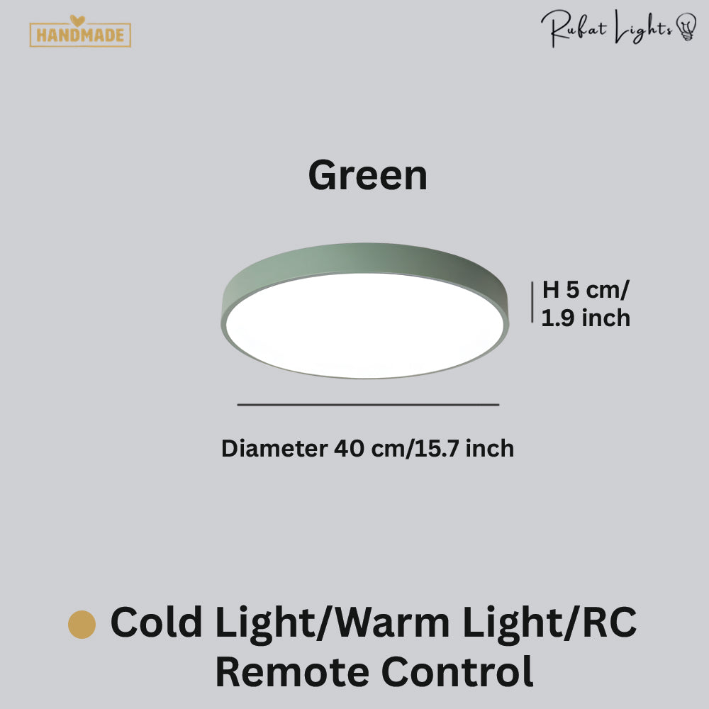 LED Ceiling Nordic Style Colorful Ultra Thin