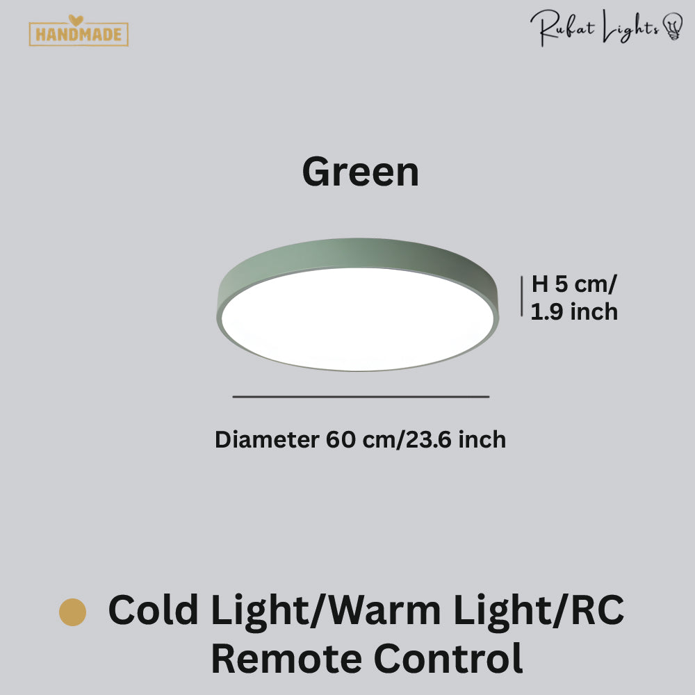 LED Ceiling Nordic Style Colorful Ultra Thin
