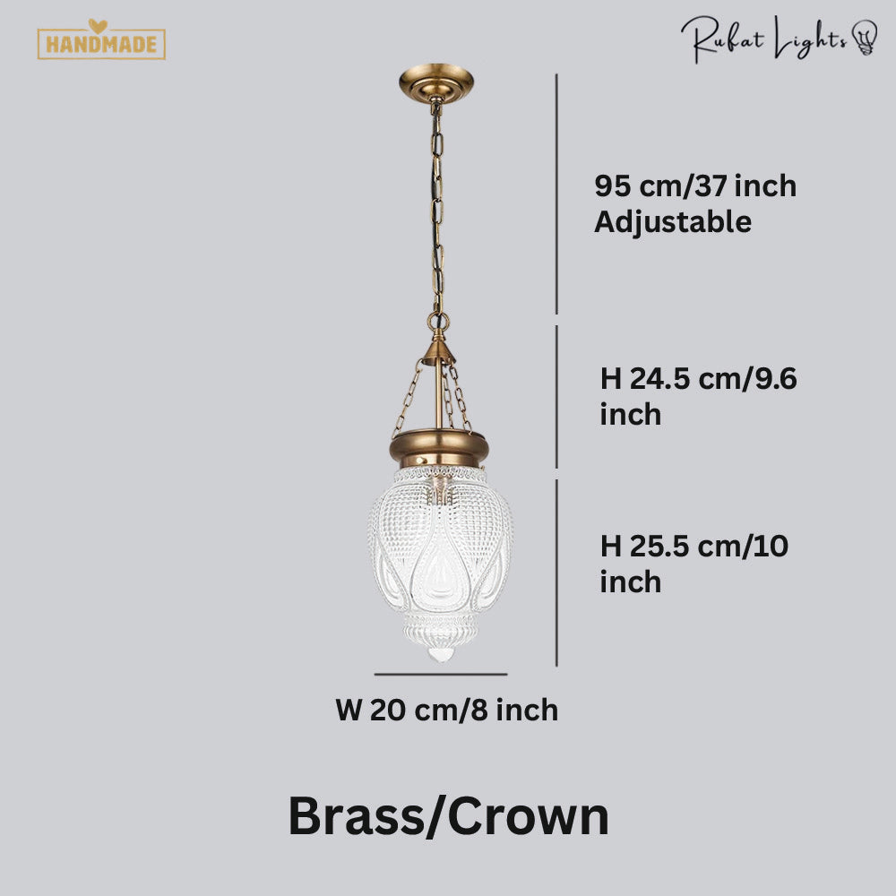 Vintage Glow Designer Glass Pendant Lights