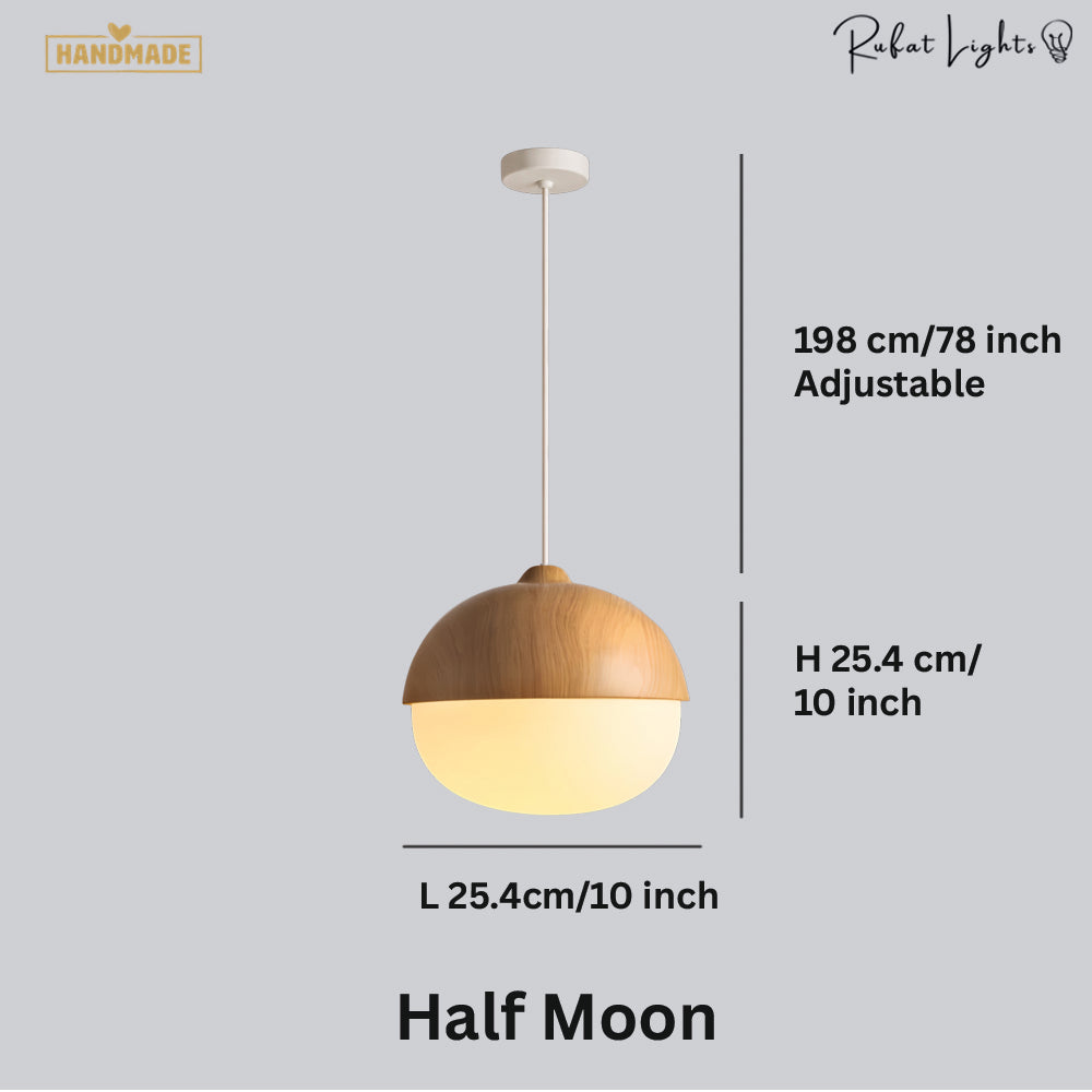 Glass Acorn Moon Pendant Lights