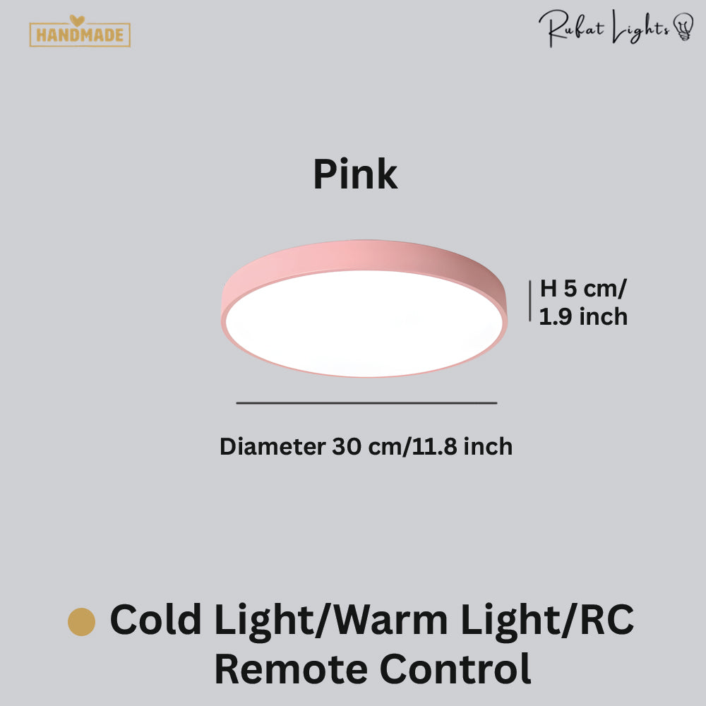 LED Ceiling Nordic Style Colorful Ultra Thin