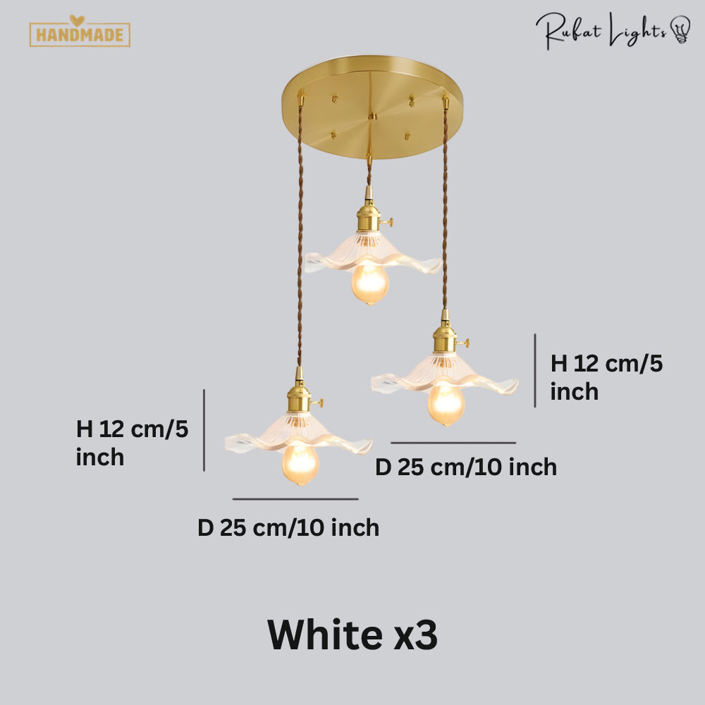 Colorful Glass Copper Edison Pendant Lamp