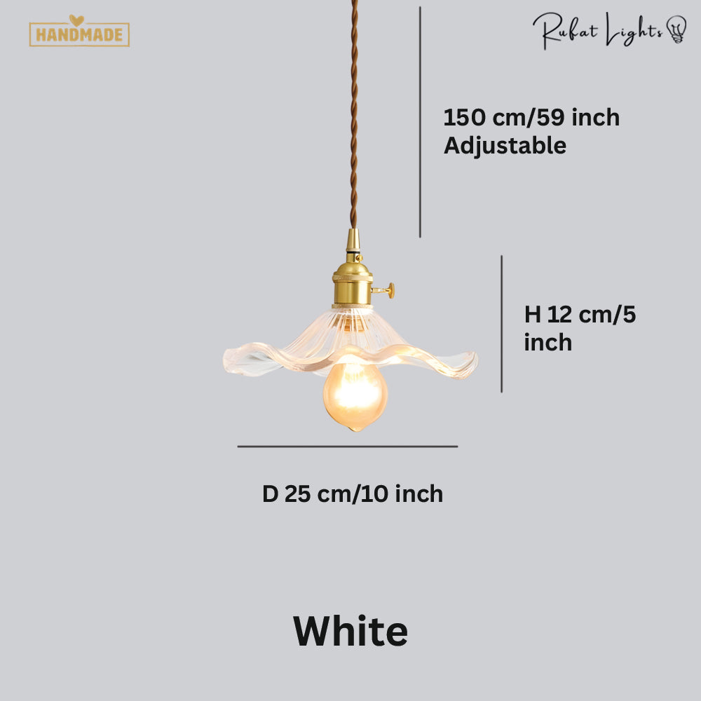 Colorful Glass Copper Edison Pendant Lamp