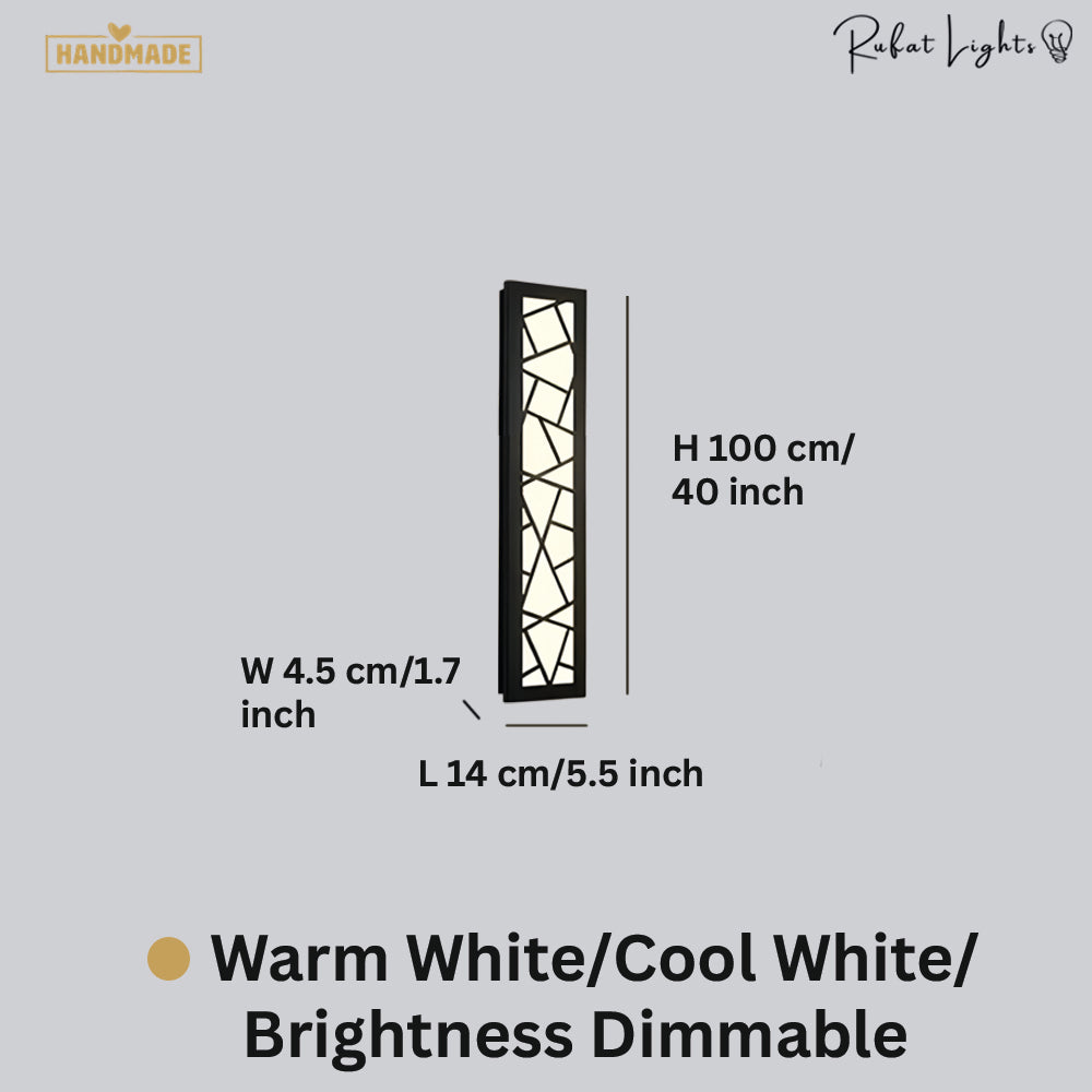 Modern Rectangle Design LED Waterproof Wall Light