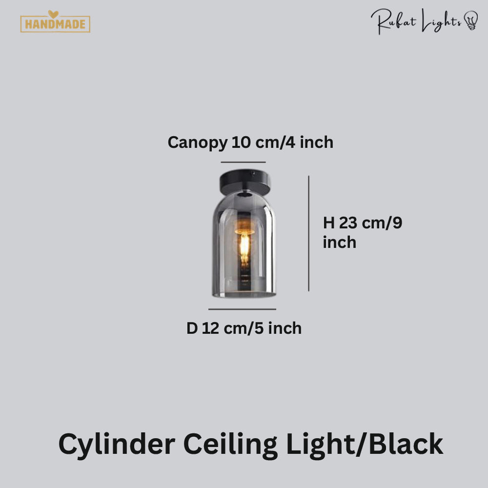 Modern Nordic Minimalist Dome Glass Ceiling Light