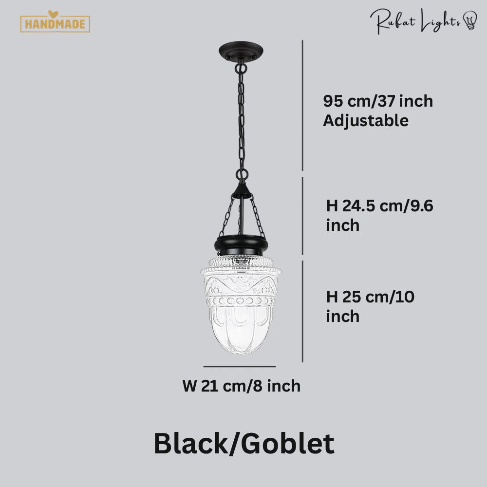 Vintage Glow Designer Glass Pendant Lights