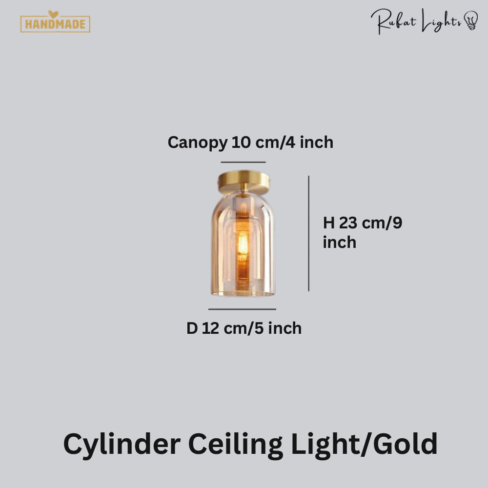 Modern Nordic Minimalist Dome Glass Ceiling Light