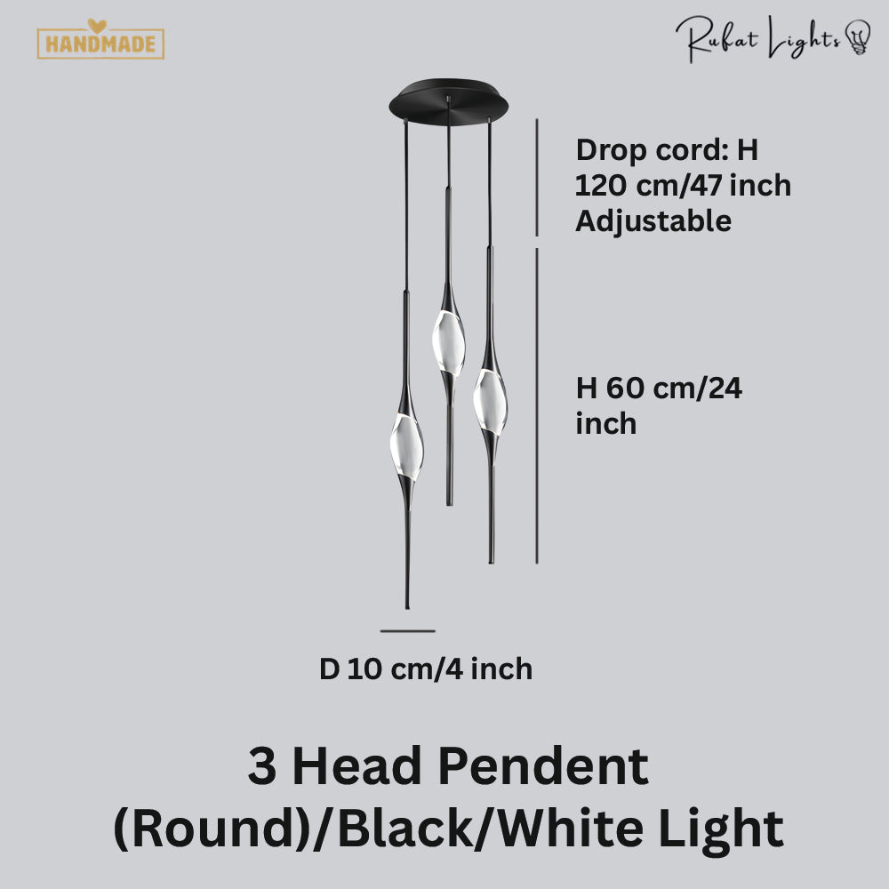 Copper Crystal Pendant Lamp