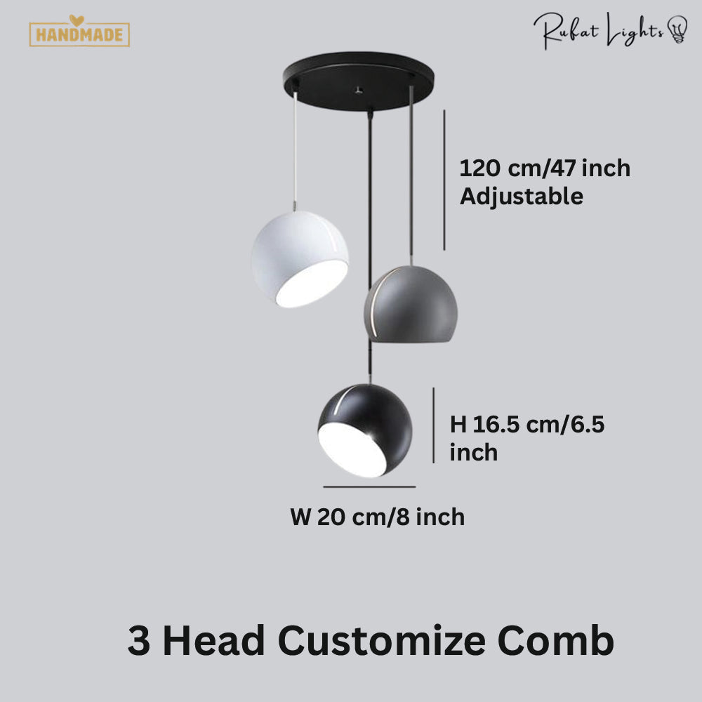 Round Modern Simple Ball Chandelier Pendant Light