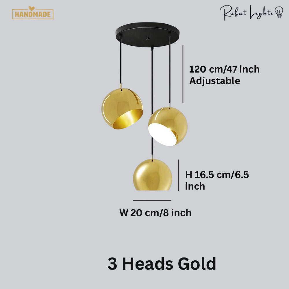 Round Modern Simple Ball Chandelier Pendant Light