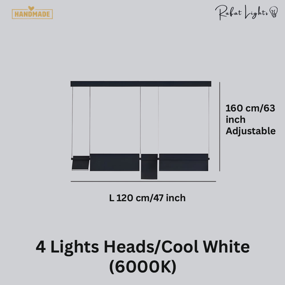 Axis Modular Rotatable Black Pendant Lights