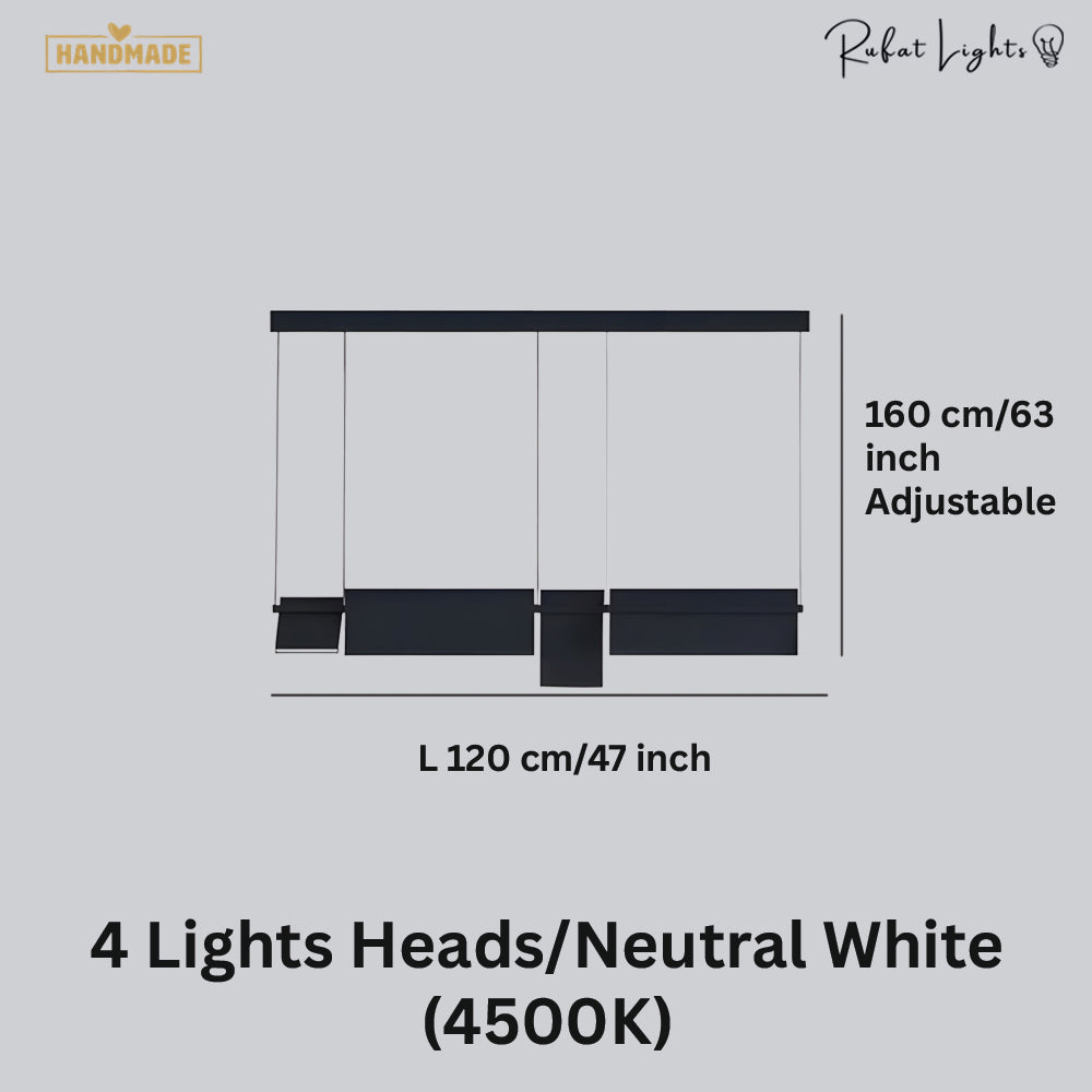 Axis Modular Rotatable Black Pendant Lights