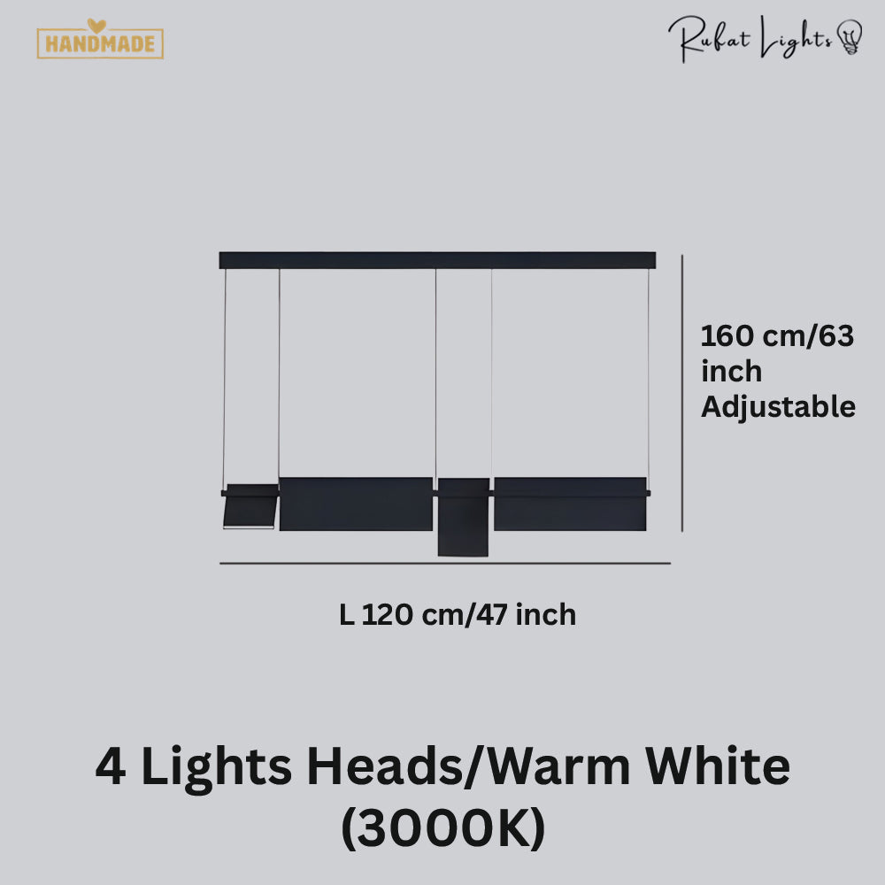 Axis Modular Rotatable Black Pendant Lights