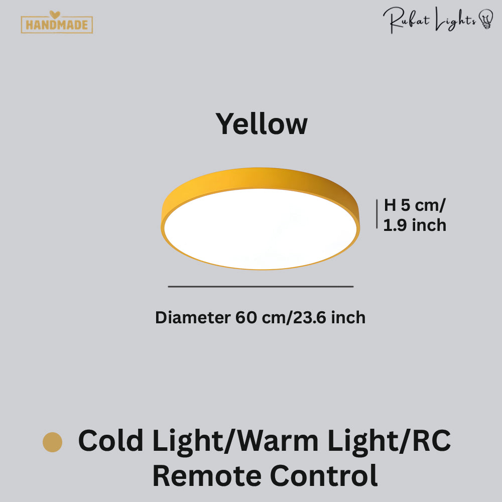 LED Ceiling Nordic Style Colorful Ultra Thin