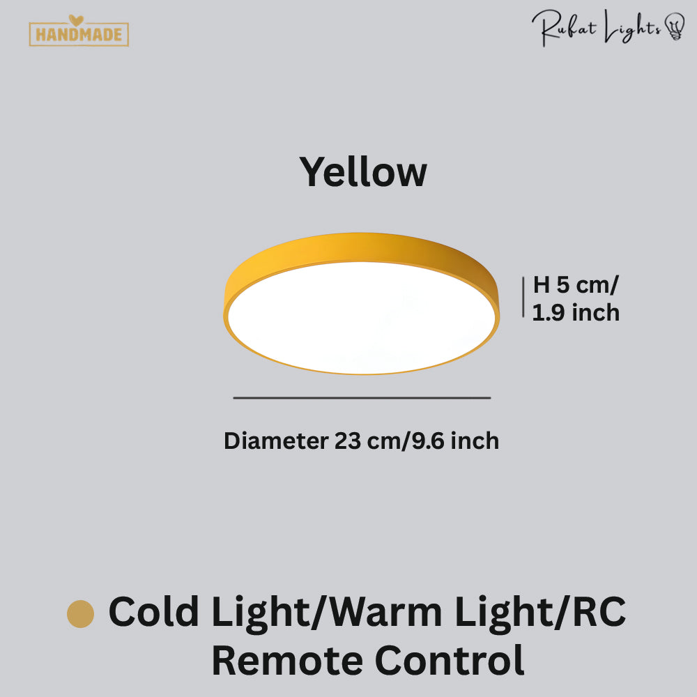 LED Ceiling Nordic Style Colorful Ultra Thin