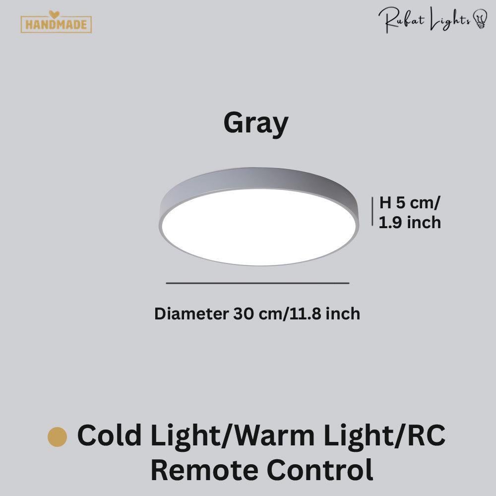 LED Ceiling Nordic Style Colorful Ultra Thin