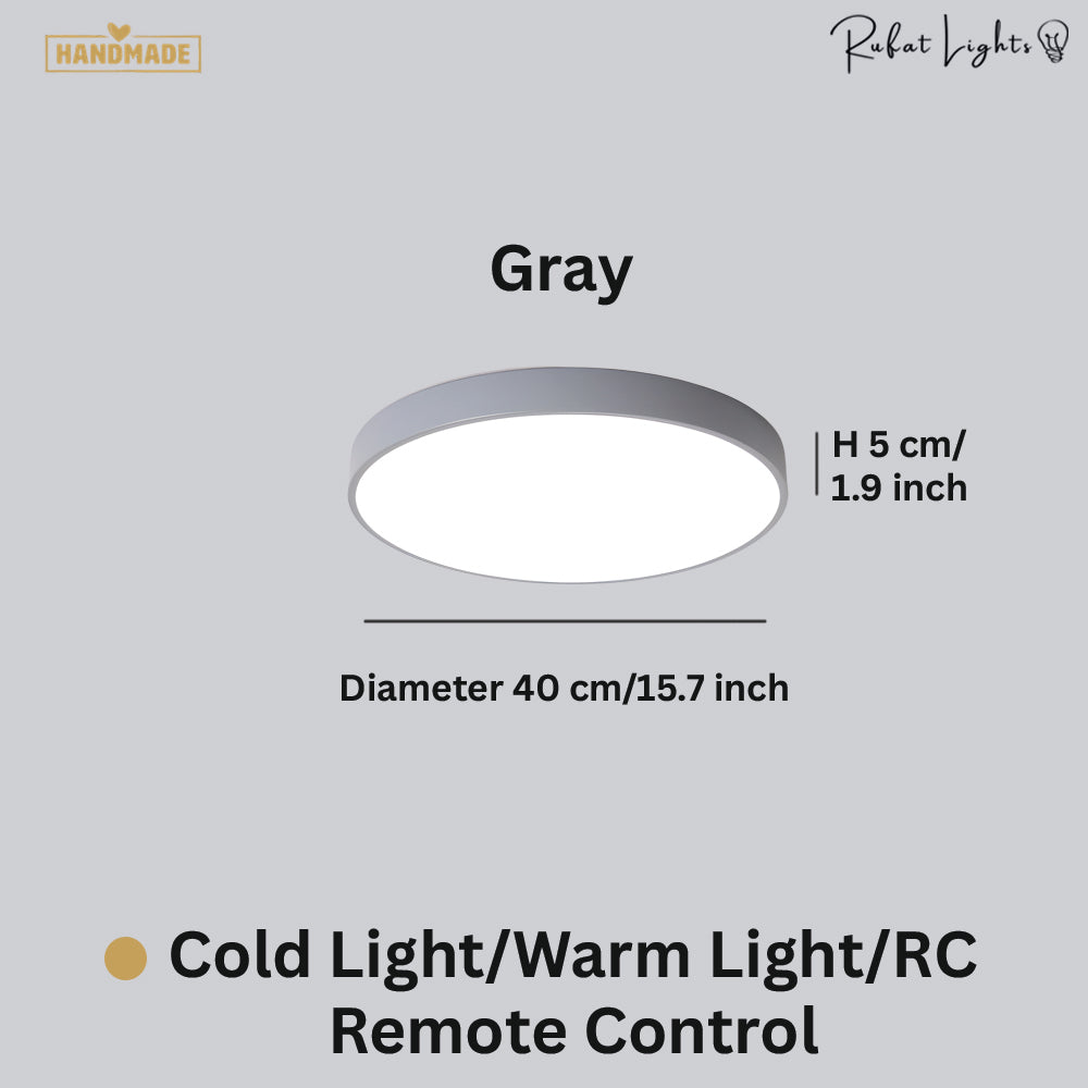 LED Ceiling Nordic Style Colorful Ultra Thin