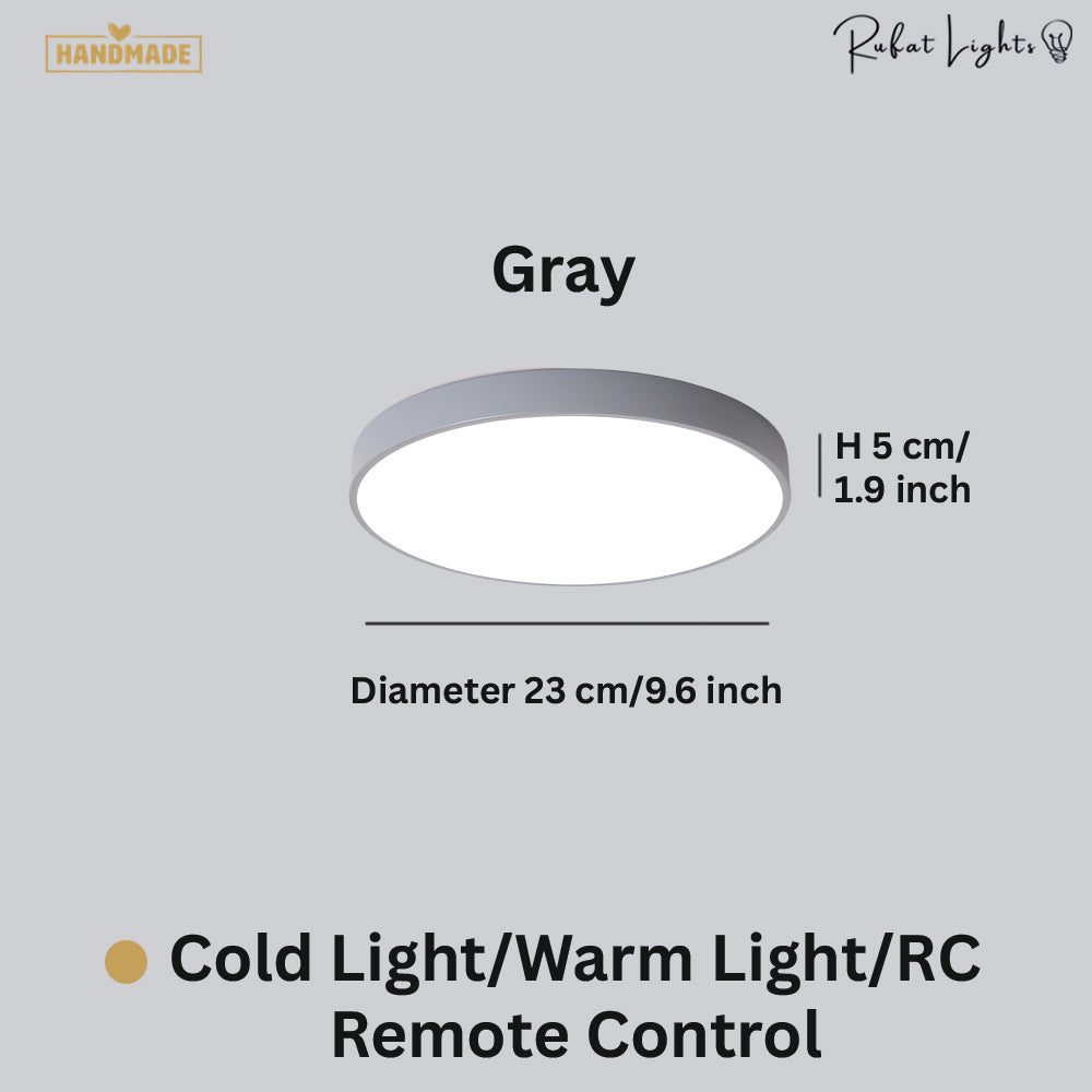 LED Ceiling Nordic Style Colorful Ultra Thin