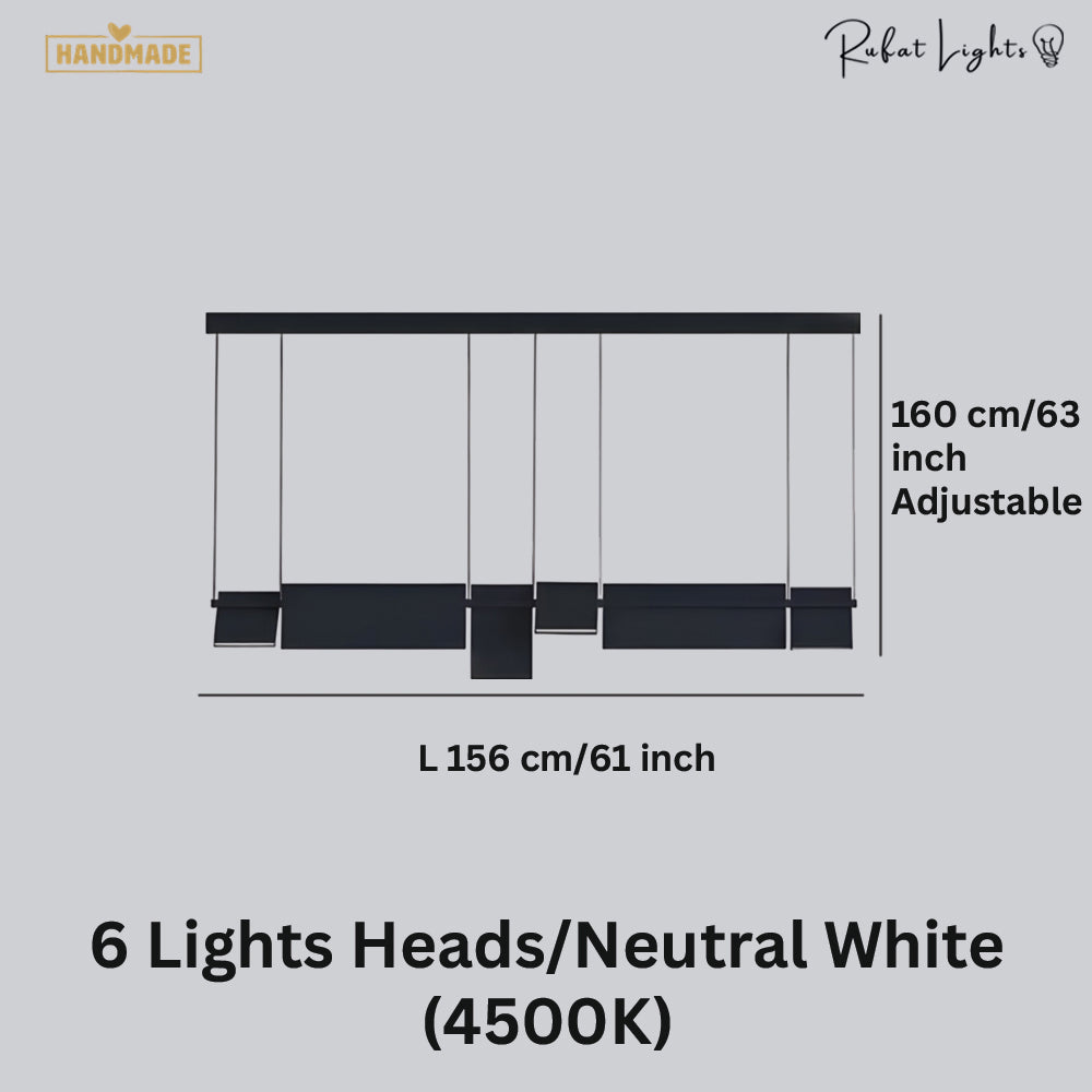 Axis Modular Rotatable Black Pendant Lights