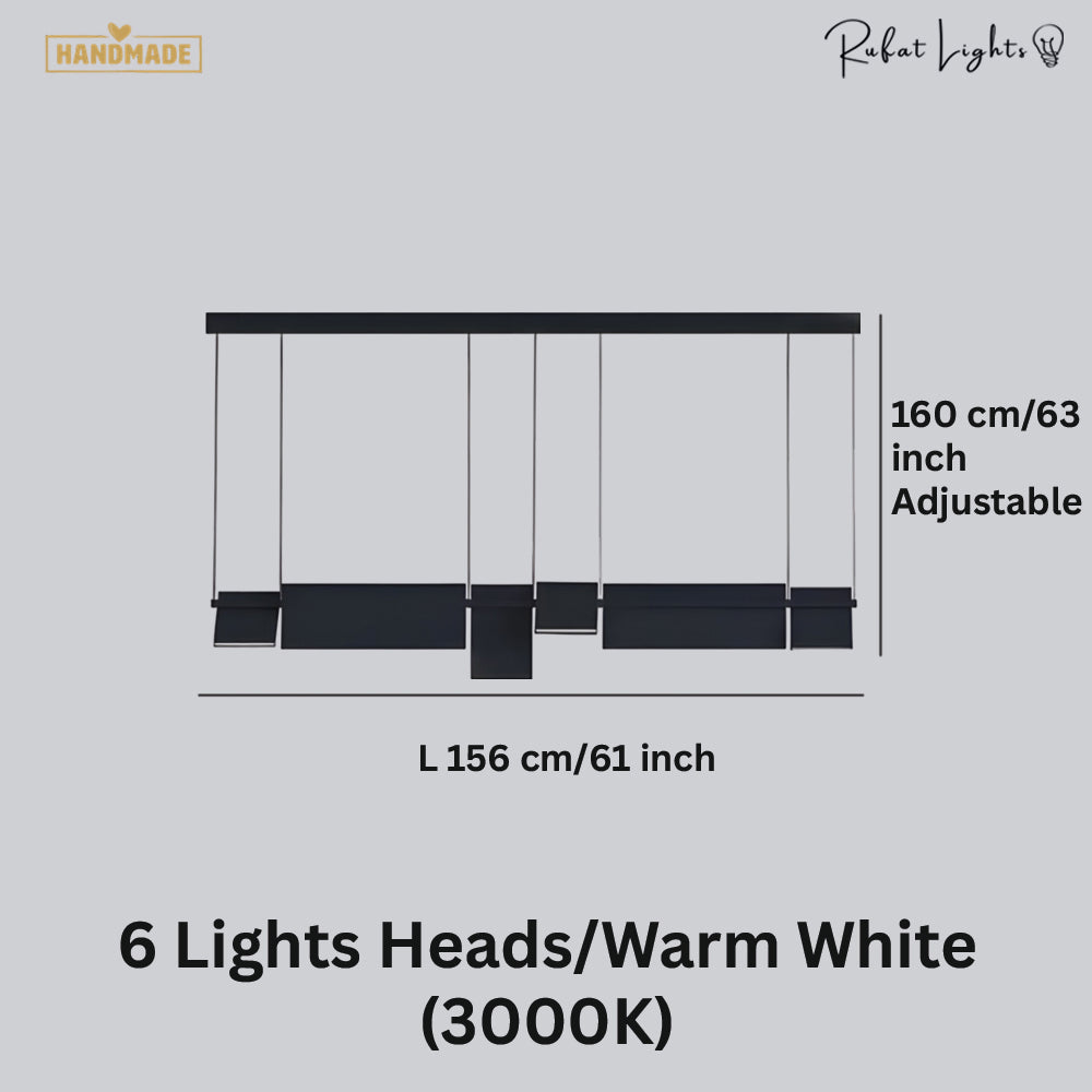 Axis Modular Rotatable Black Pendant Lights