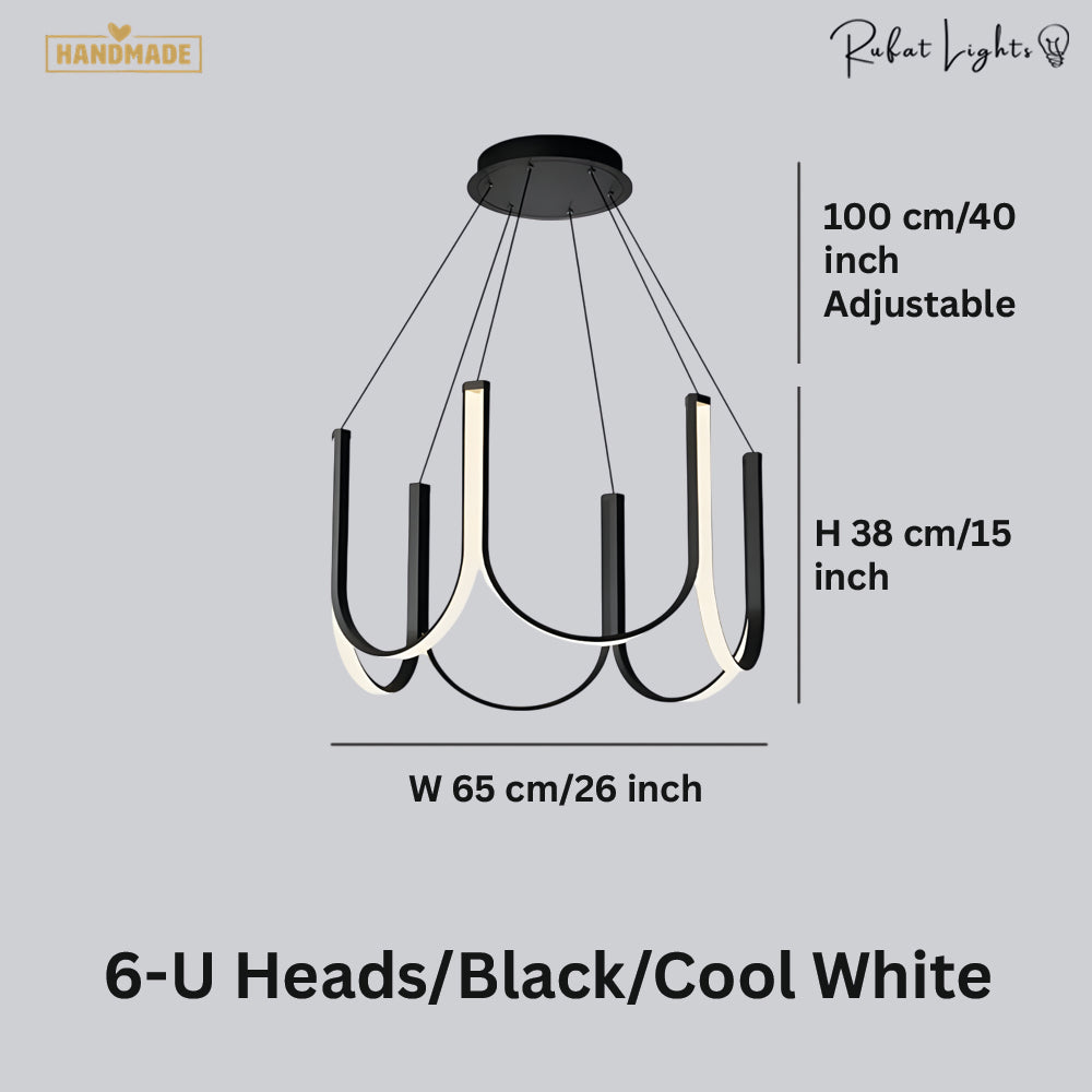 Minimalist Luxury U Shape Chandeliers