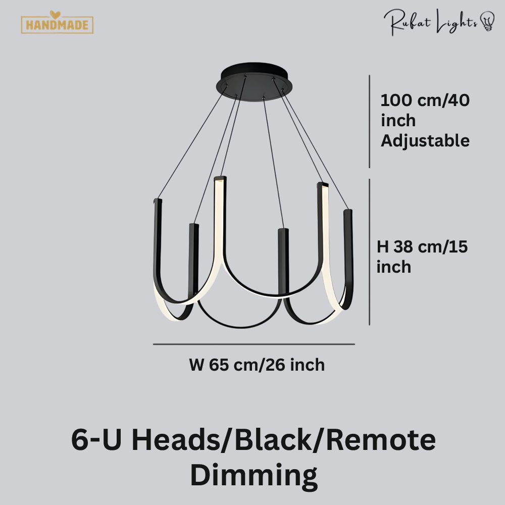 Minimalist Luxury U Shape Chandeliers