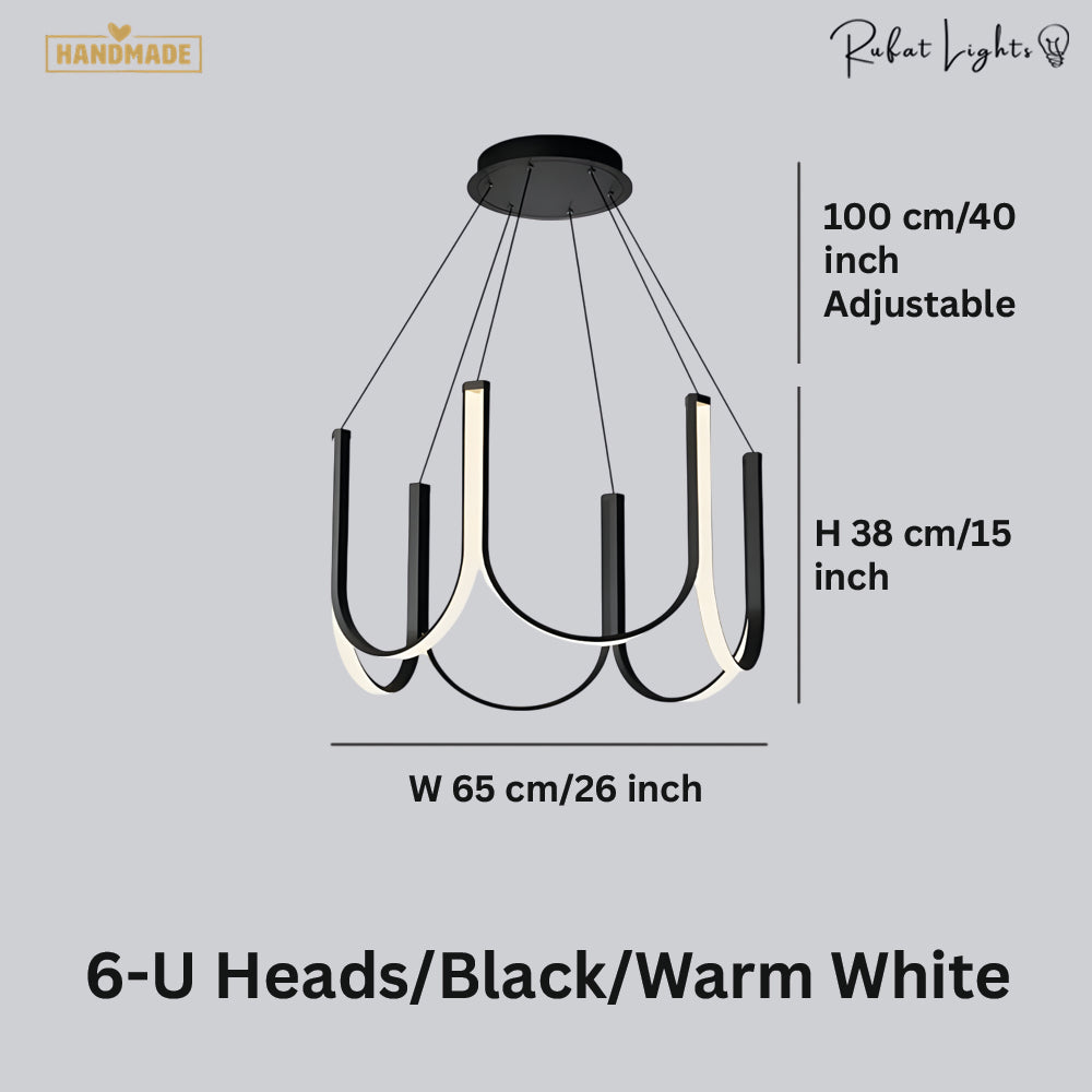 Minimalist Luxury U Shape Chandeliers