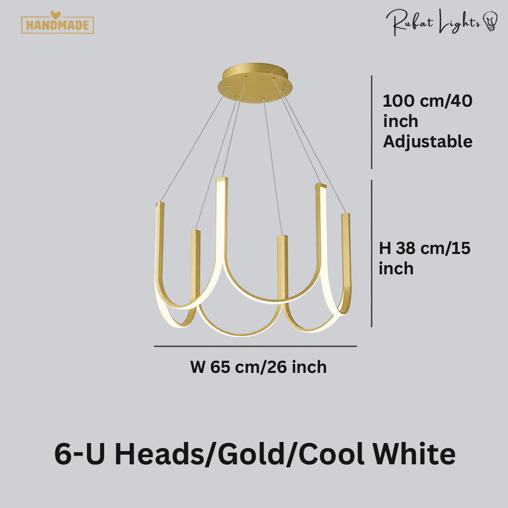 Minimalist Luxury U Shape Chandeliers