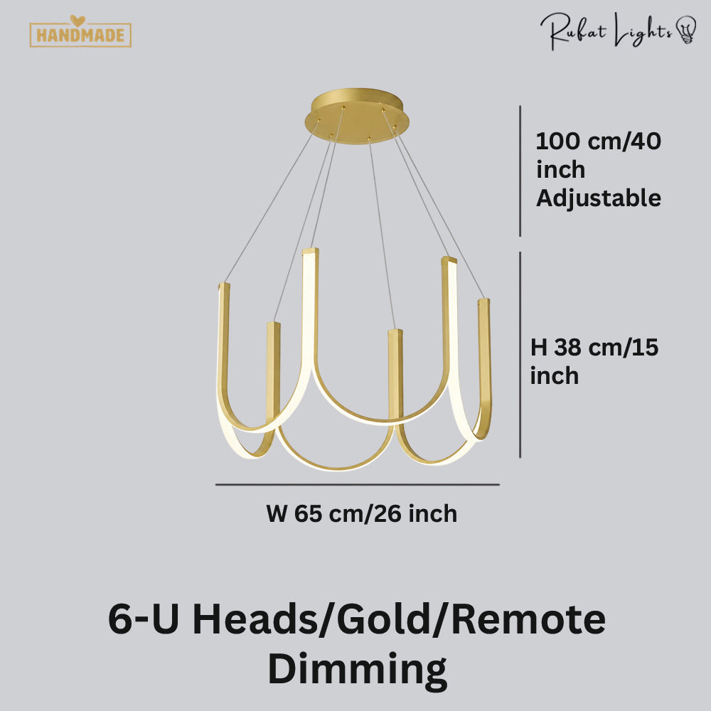 Minimalist Luxury U Shape Chandeliers