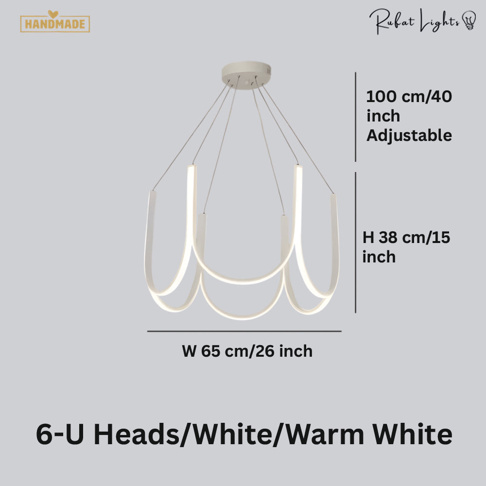 Minimalist Luxury U Shape Chandeliers