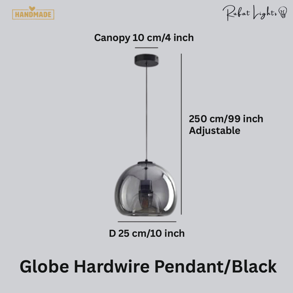 Modern Nordic Minimalist Dome Glass Ceiling Light
