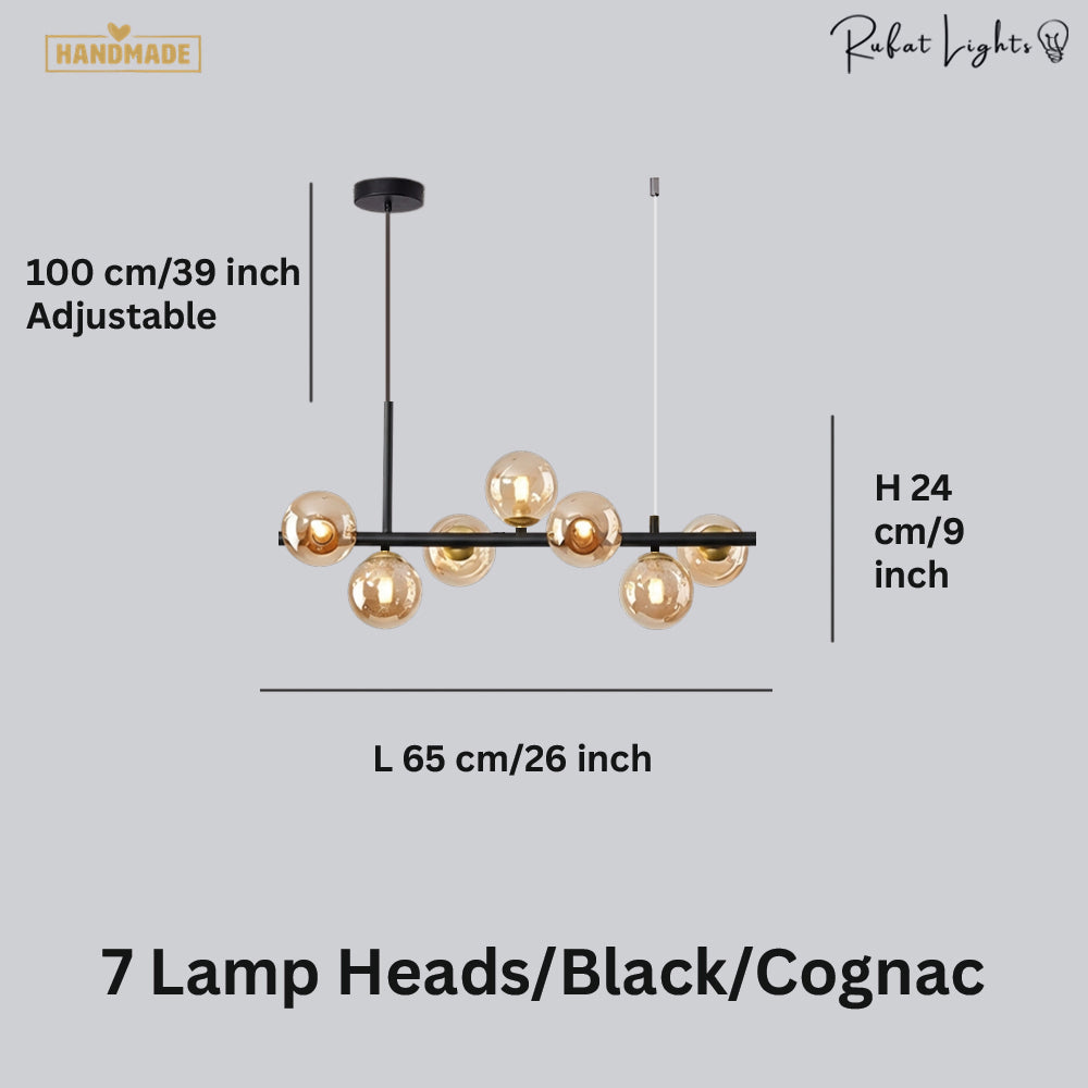 Light Glass Sphere Chandelier 7/9/11 Balls