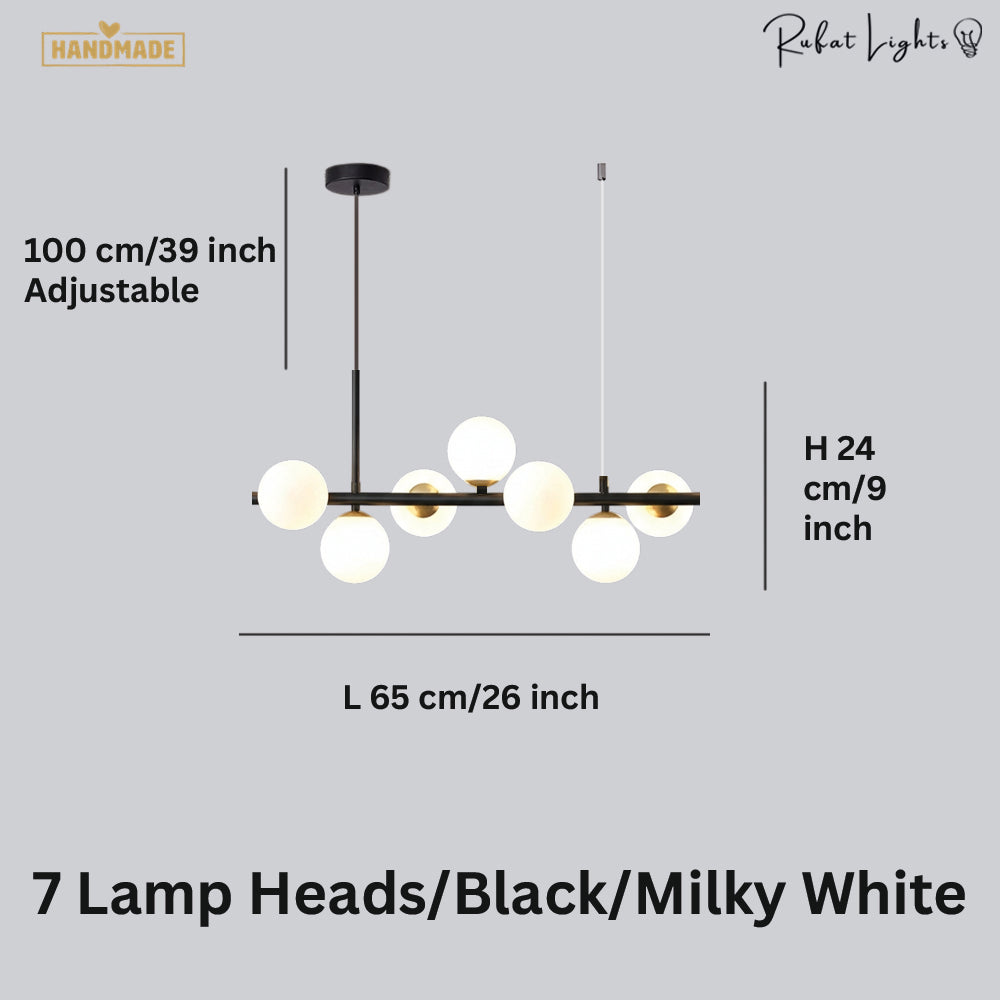 Light Glass Sphere Chandelier 7/9/11 Balls