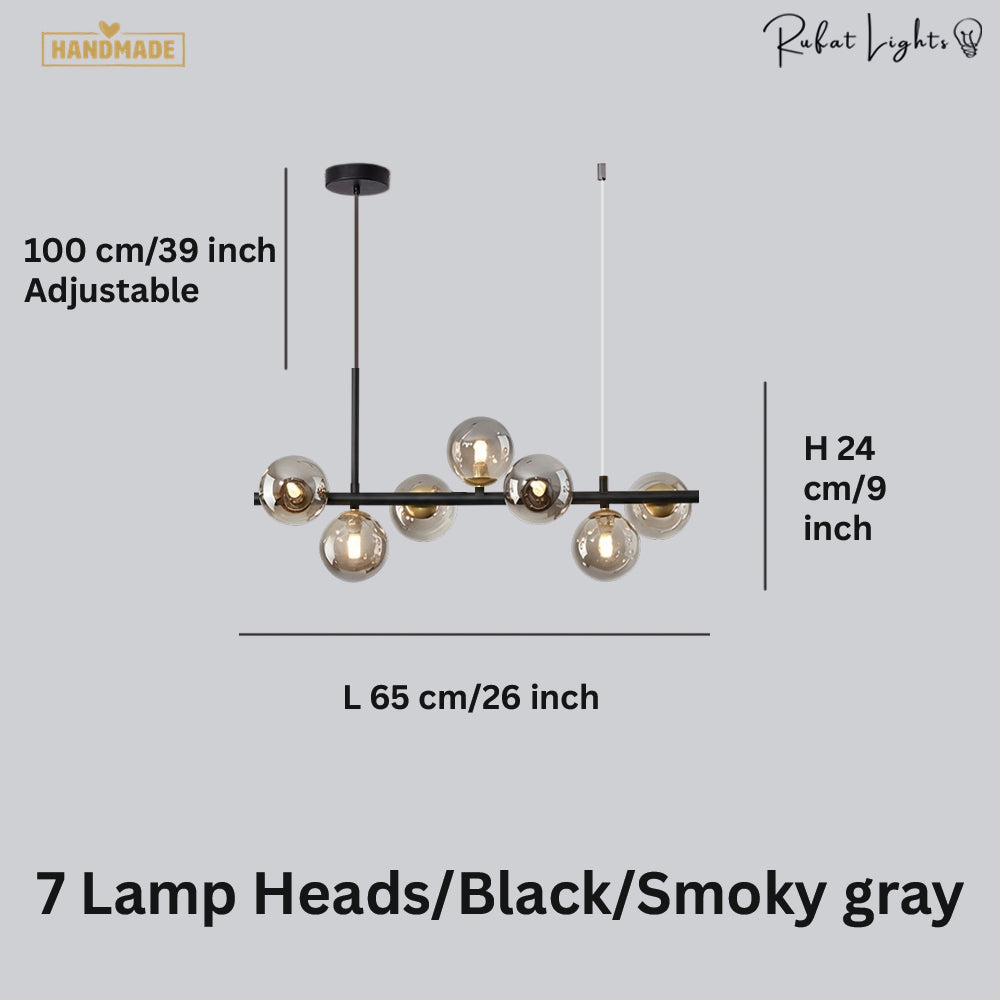 Light Glass Sphere Chandelier 7/9/11 Balls