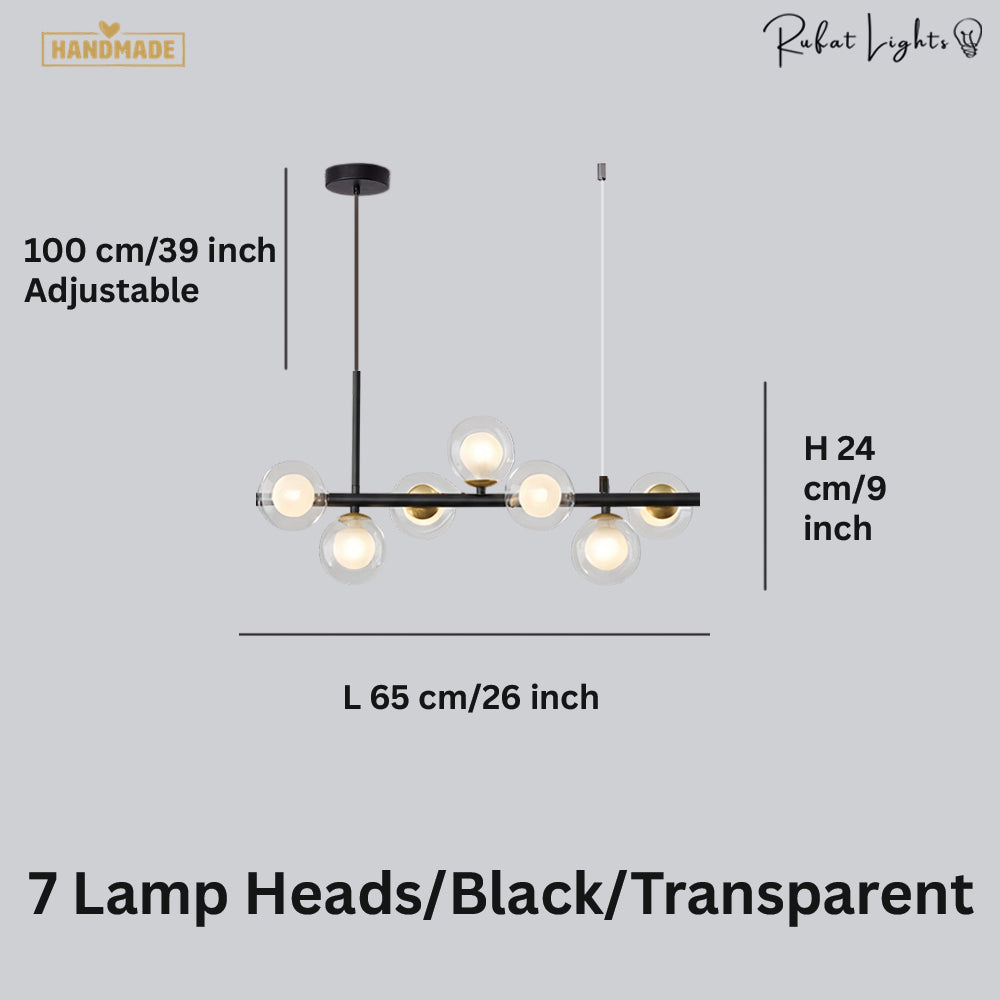 Light Glass Sphere Chandelier 7/9/11 Balls