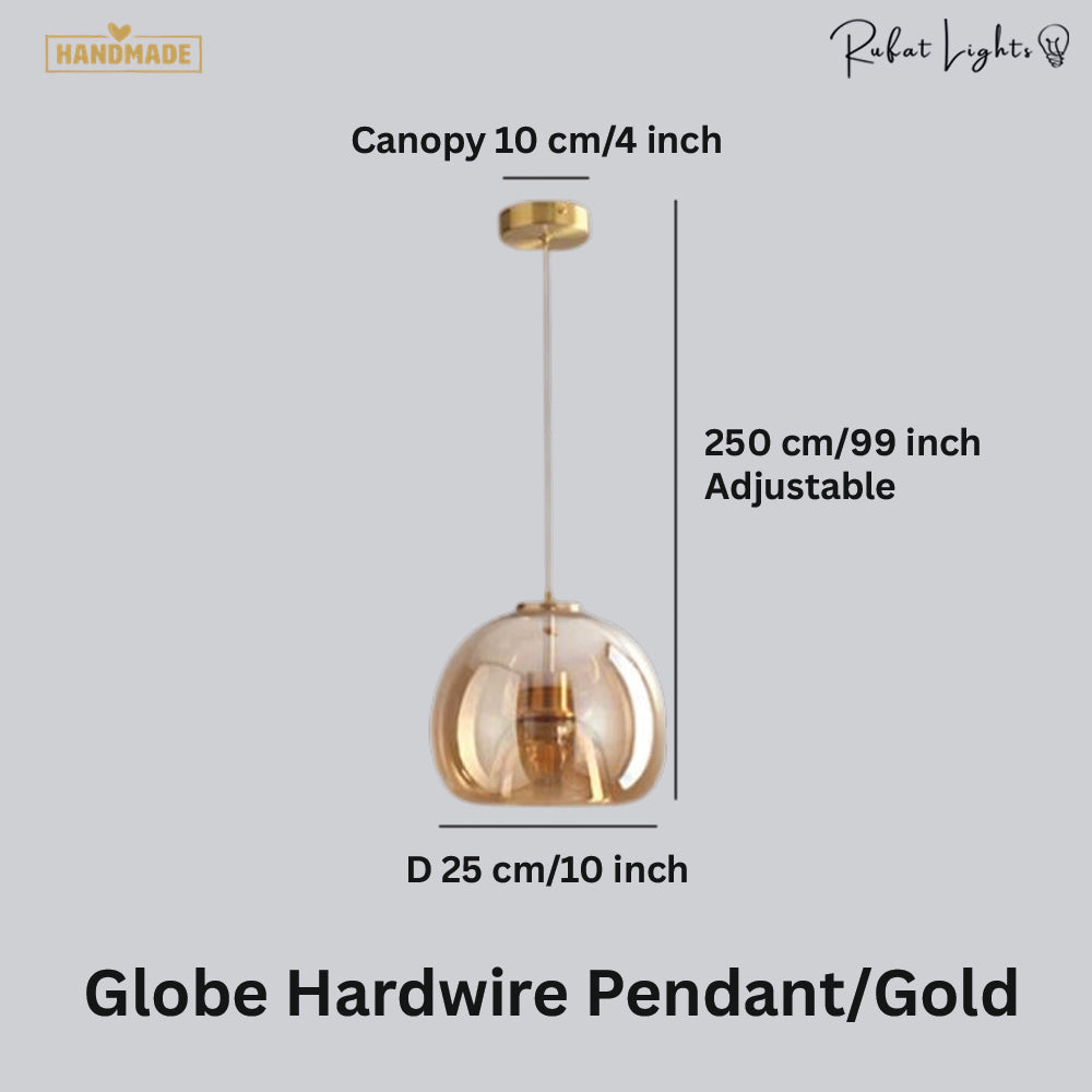 Modern Nordic Minimalist Dome Glass Ceiling Light